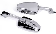 Motorrad Spiegel Set Chrom