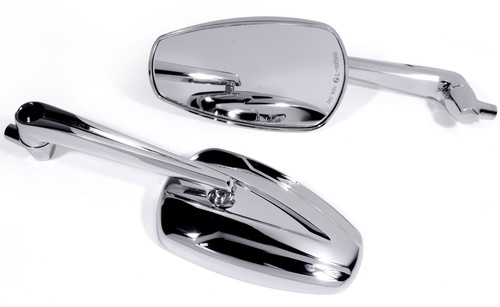 Motorrad spiegel set - motorrad, chrom
